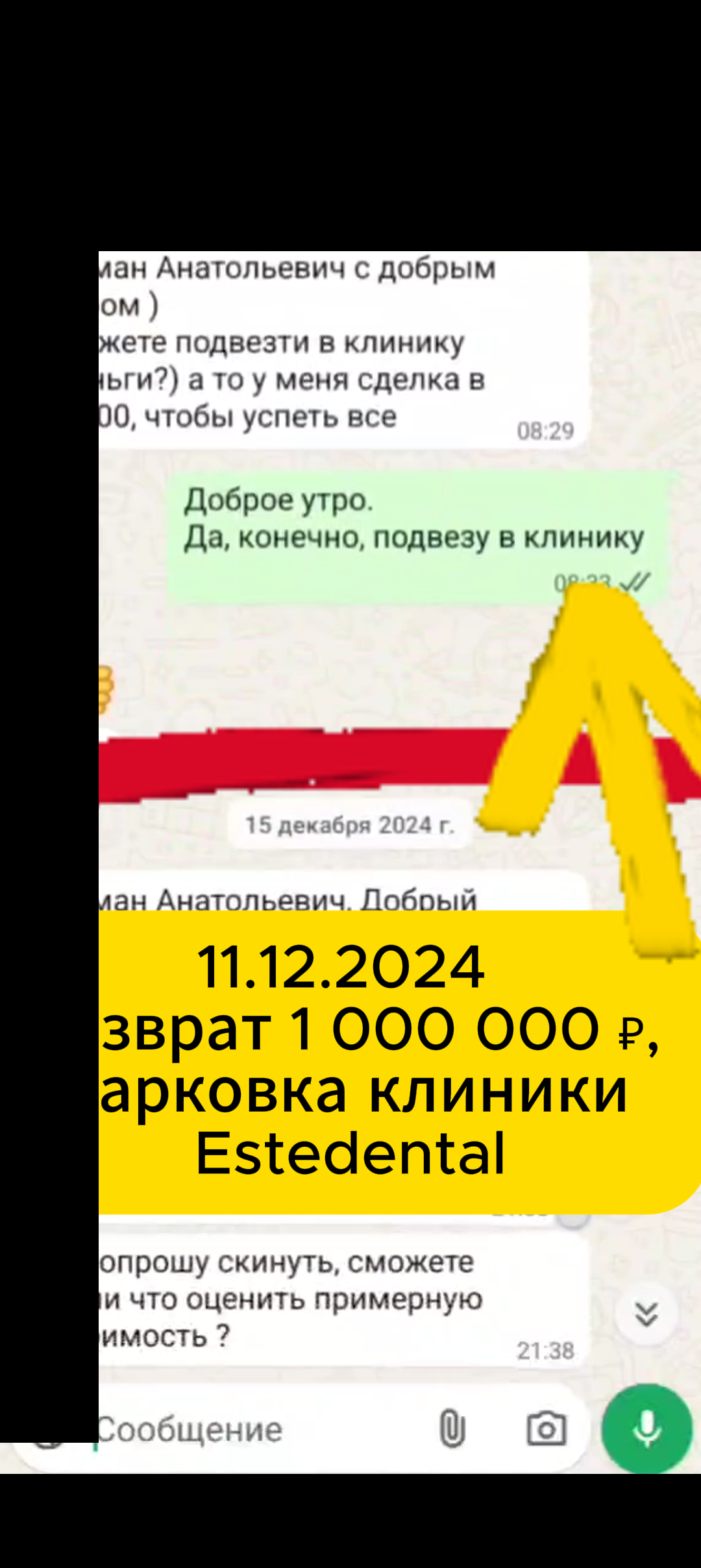 Redacted-скан: переписка WhatsApp по делу М-3328/2025 (позиция заявителя)